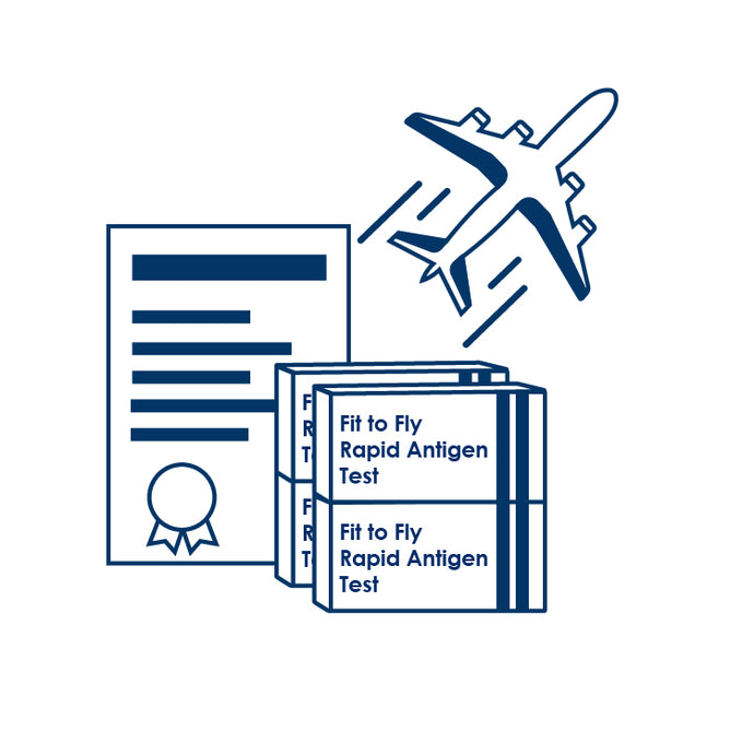 Lateral Flow Test Family Travel Bundle (4x Rapid Antigen Tests)